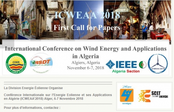 ICWEAA’2018 Alger, 6-7 Novembre 2018