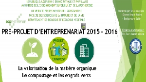 Pre-projet d&#039;entreprenariat 2015-2016