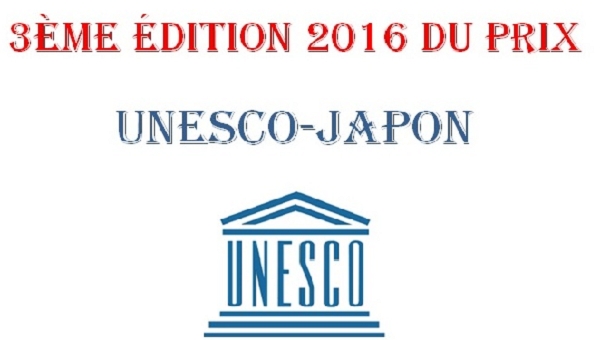 Appel a candidature A la 3ème Edition du prix UNESCO-JAPON