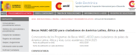 Le programme de bourses est proposé par l&#039;Agence espagnole de coopération internationale et de développement (AECID)