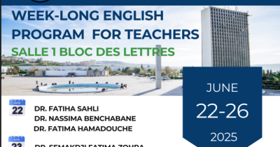 Week-Long English Program for Teachers