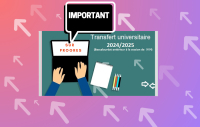 TRANSFERT ANNÉE UNIVERSITAIRE 2024/2025 (progres)