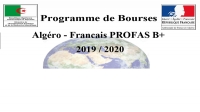 Programme PROFAS B+ 2019/2020