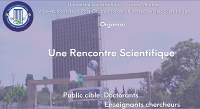 Rencontre scientique