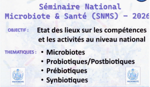 S&eacute;minaire National Microbiote &amp; Sant&eacute; (SNMS) - 2026