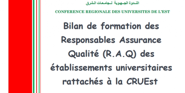 Formation Assurance Qualité CIAQUES (2013)