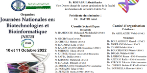 Journées nationales: Biotechnologie et Bioinformatique