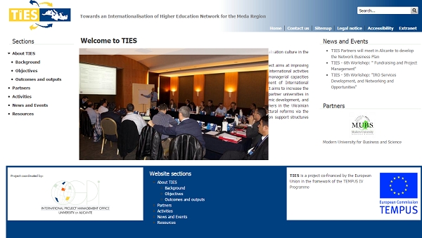 Towards an Internationalisation of Higher Education Network for the Meda Region Search form  Search...  Search