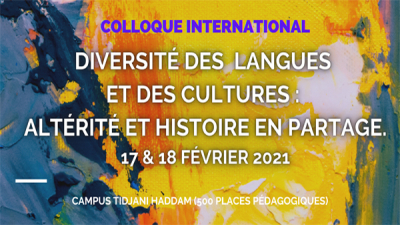 Colloque international : Diversité des langues et des cultures : altérité et histoire en partage
