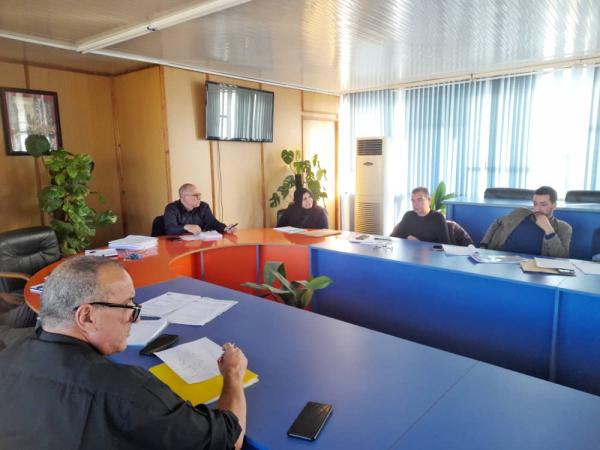 اجتماع الامين العام للجامعة بالامناء العامون للكليات و المعاهد