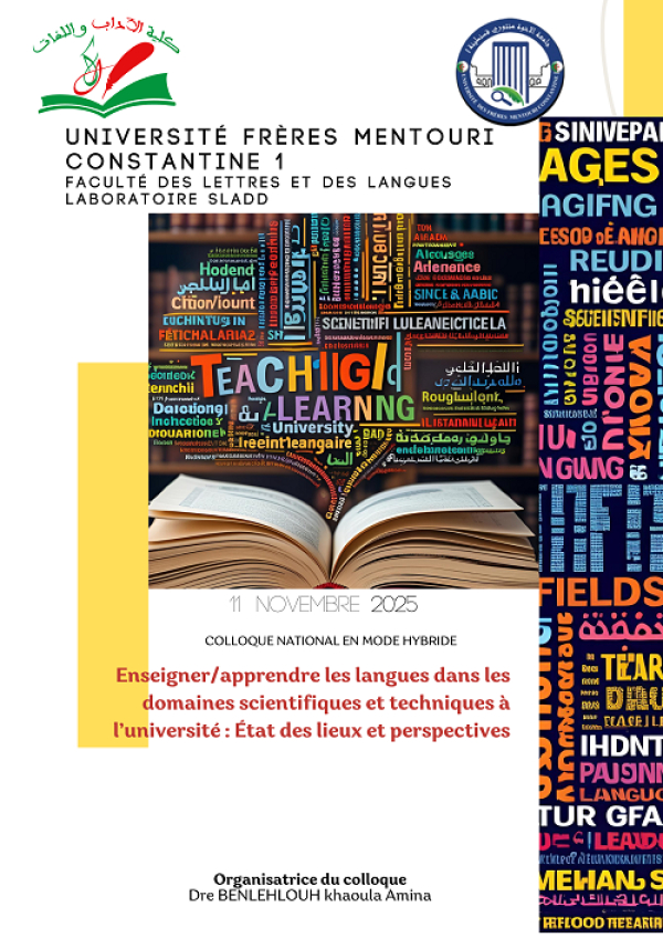 Colloque national de la Faculté des lettres et des langues
