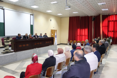 أشغال اللجنة الوطنية للإشراف ومتابعة تنفيذ برنامج التكوين الأولي في الطور الثالث في مؤسسات التعليم العالي ، بجامعة الاخوة منتوري قسنطينة 1
