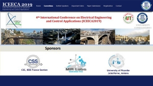 ICEECA’19 - QUATRIEME CONFERENCE INTERNATIONALE SUR LES APPLICATIONS DU GENIE ELECTRIQUE ET DES COMMANDES