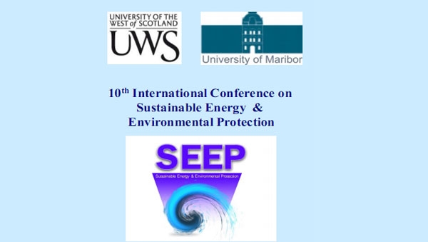 10th International Conférence on Sustainable Energy and Environmental Protection (SEEP 2017),