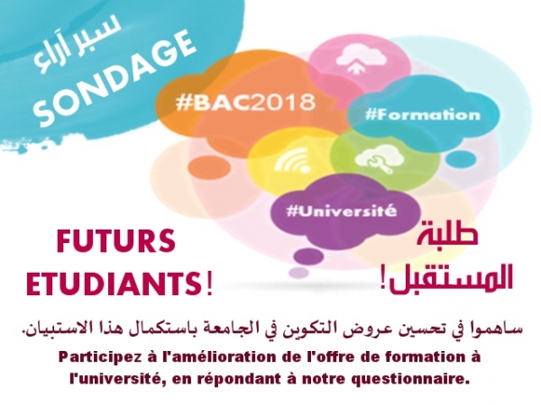 Sondage sur l&#039;orientation des bacheliers 2018