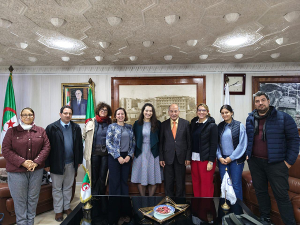 IPTICAR إستقبال السيد مدير الجامعة لمجموعة من الخبراء وأعضاء مشروع