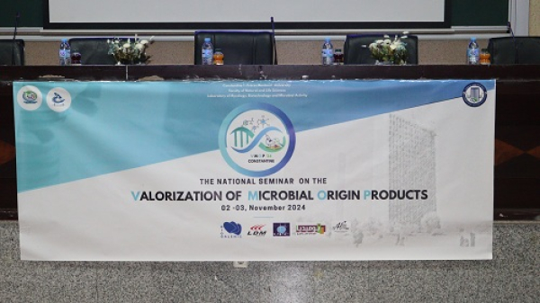 National seminair on the valorization of microbial origin products