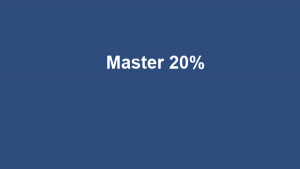 Master 20%