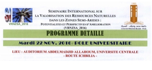 PROGRAMME DETAILLE-MARDI 22 NOV 2016