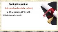 Cours Inaugural