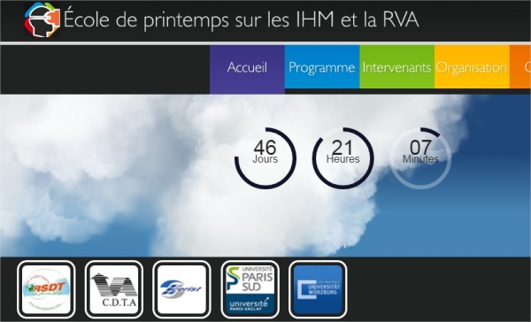 Première école de printemps sur les IHM et les RVA