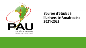 Appel aux bourses d’études à l’Université Panafricaine 2021-2022