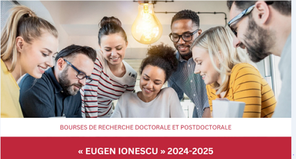 Lancement d’un appel à candidature au programme doctoral et postdoctoral « Eugen Ionesco »