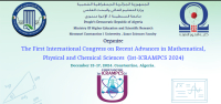 The International Congress on Recent Advances in Mathematical, Physical and Chemical Sciences