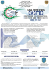 call for paper&#039;s CAST&#039;03 Conference on aeronautical sciences and techniques