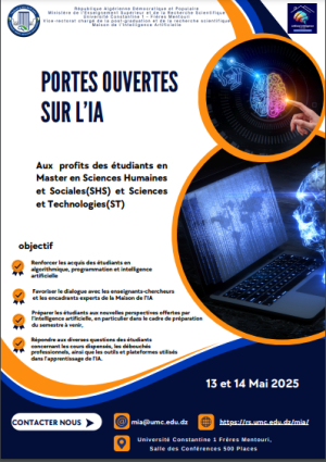 Portes Ouvertes en Intelligence Artificielle