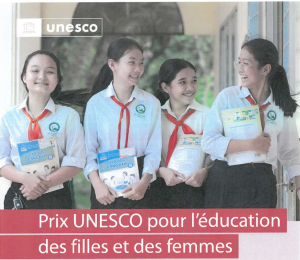 l'Edition 2026 du Prix UNESCO pour l'&eacute;ducation des filles et des femmes