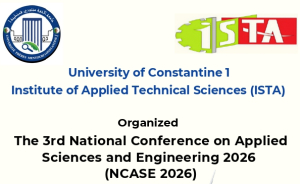 The Third National Conference on Applied Sciences and Engineering (NCASE 2026)