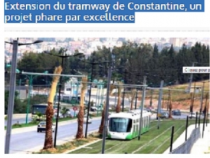 Extension du tramway de Constantine, un projet trés attendu