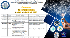 Journées de sensibilisation du (1275) un diplôme une startup