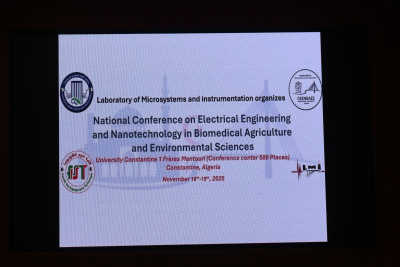 National Conference on Electrical Engineering and Nanotechnology in Biomedical Agriculture and Environmental Sciences